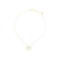 Collier Pendentif Perle Nacre d'Amour Doré
