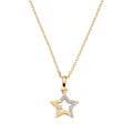 Collier Pendentif Étoile Céleste Doré & Argenté