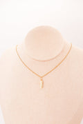 Collier Pendentif Mini Pilier Jade "Fleurs de Prunier