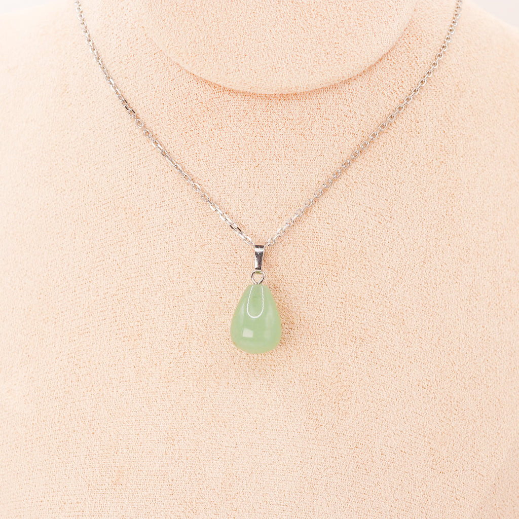 Pendentif Goutte d'Aventurine Verte