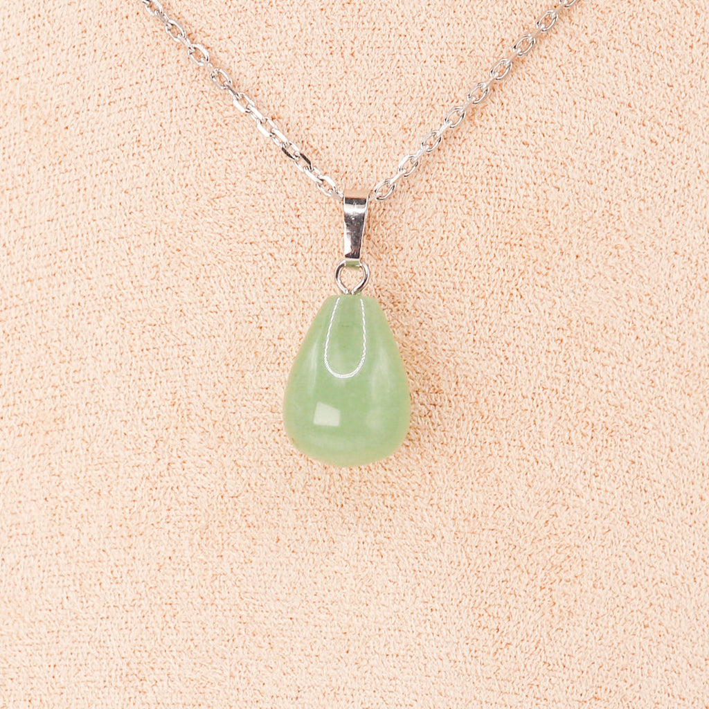 Pendentif Goutte d'Aventurine Verte