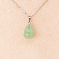 Pendentif Goutte d'Aventurine Verte